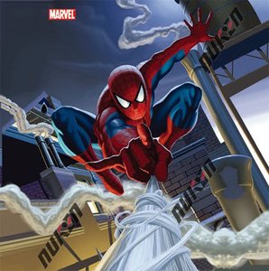 スパイダーマンの3Dホット映画壁ポスター漫画写真