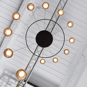 Lampada a sospensione Simig Lighting in ottone <span class=keywords><strong>rosso</strong></span>, moderna e semplice, per sala da pranzo, camera da letto, comodino. - Product Image 3