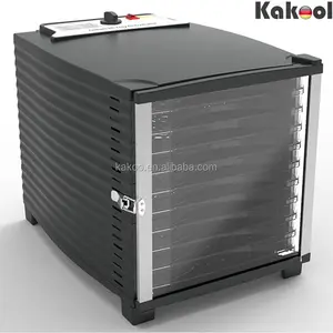 Máquina secadora de frutas y alimentos al vacío, superventas, para uso doméstico, comercial, industrial, carne, verduras, frijoles, 10 bandejas, 220V, 800W