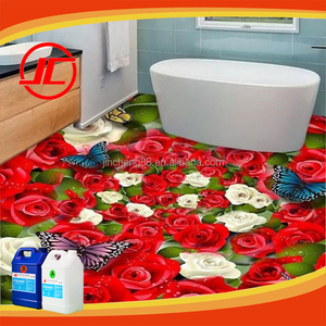 Moda 3:1 Rapporto di Assistenza 2 Componenti AB 3D <span class=keywords><strong>Bagno</strong></span> UV Epossidica <span class=keywords><strong>Rivestimento</strong></span> <span class=keywords><strong>Pavimento</strong></span> - Product Image 1