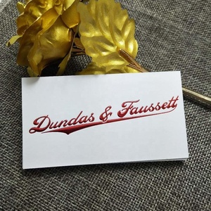 Giấy Tùy Chỉnh Dập Nóng Vàng Dập Nổi 3d Nâng Cao In Thẻ Kinh Doanh In Offset Giấy Nghệ Thuật - Product Image 3