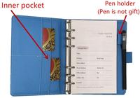 Journal intime avec mot de passe A6 pour filles, couverture quotidienne en cuir pour enfants, fournitures scolaires, bloc-notes à feuilles mobiles, 80 feuilles personnalisées
