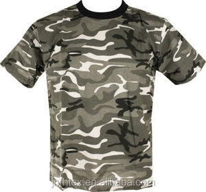 도매 95% 면 남성 군사 우드랜드 카모 <span class=keywords><strong>T</strong></span> 셔츠 - Product Image 5