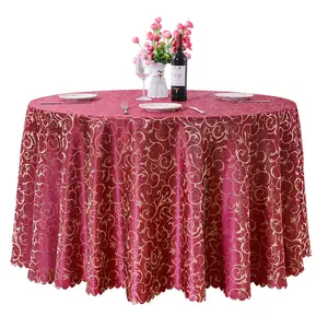 Factory wholesale very cheap jacquard table cloth for hotel