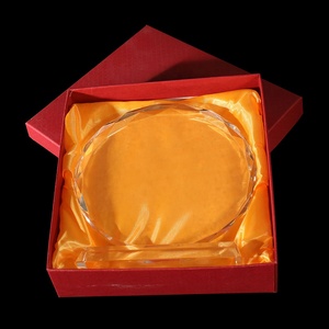 MH-NJ00542 बढ़त कट लौ गोल आकार क्रिस्टल पुरस्कार ट्रॉफी - Product Image 6