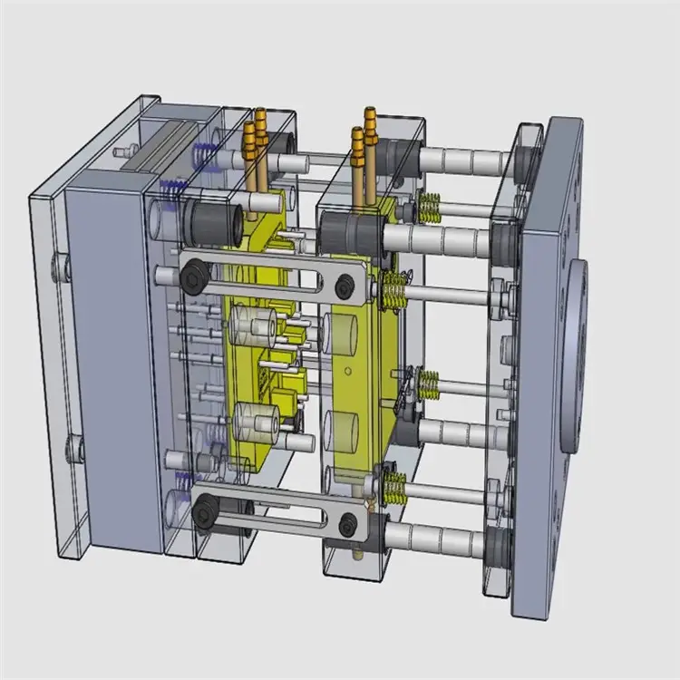 Eco-vriendelijke Aangepaste Plastic Onderdelen Elektronische Plastic Injectie Mold Dubbele Kleur Plastic Molding Service