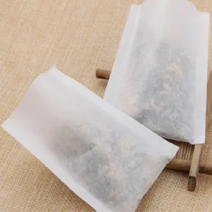 Bolsas de té vacías con sello térmico, papel de filtro natural, venta al por mayor
