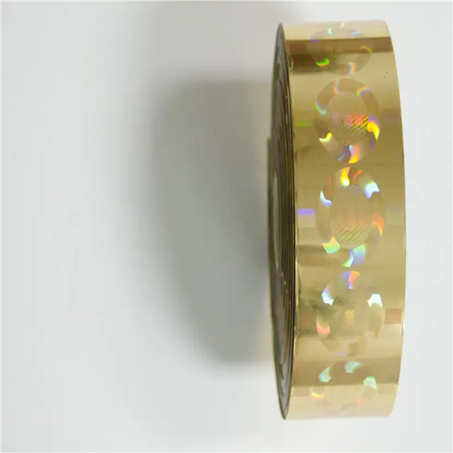 security holographic foil for paper plastic