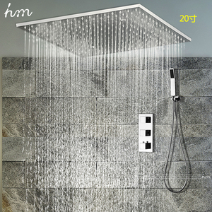 Baño de acero inoxidable 304 SPA lluvia niebla <span class=keywords><strong>ducha</strong></span> <span class=keywords><strong>grifo</strong></span> con mezclador termostático de la válvula desviador <span class=keywords><strong>grifo</strong></span> de la <span class=keywords><strong>ducha</strong></span> - Product Image 4