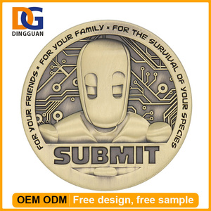 Aleación de Zinc personalizado Estampación Novedad Barato Símbolo Souvenir Coin - Product Image 4