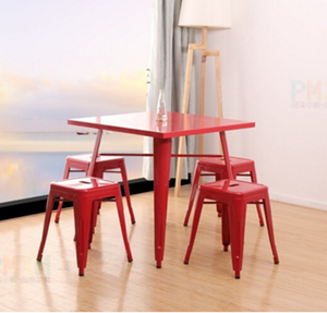 Couleur rouge 45 <span class=keywords><strong>cm</strong></span> Hauteur <span class=keywords><strong>Chaise</strong></span> <span class=keywords><strong>De</strong></span> <span class=keywords><strong>Bar</strong></span> En Fer - Product Image 6