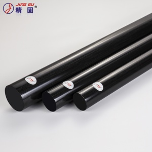 عالية الكثافة هندسة البلاستيك الأسود النايلون قضبان مدورة الأسهم - Product Image 1