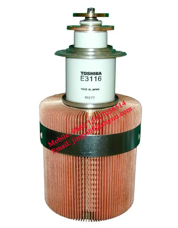 Tubo de oscilação japonês E3116, tubo de vácuo 7T85RB, tubo de elétrons para gerador de alta frequência