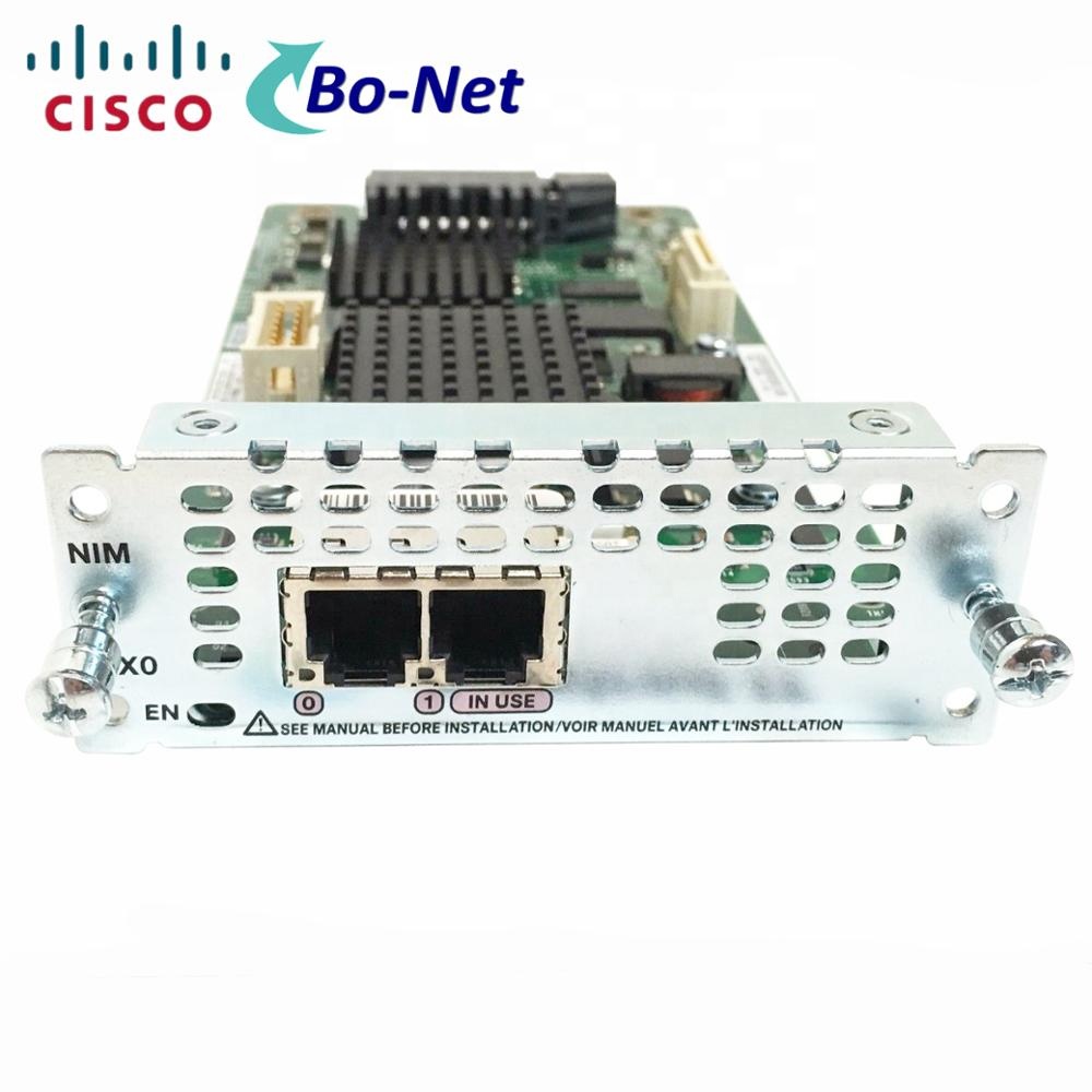 Cisco NIM-2FXO = 2-портовый сетевой интерфейсный модуль-FXO