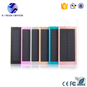 Banco de potencia RoHS impermeable teléfono celular cargador solar, cargador del Banco de la energía solar - Product Image 1