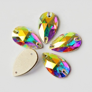 Cristales de Estrás para Coser Yanruo <span class=keywords><strong>AB</strong></span> Color, Cristales de Vidrio para Coser en Ropa - Product Image 4