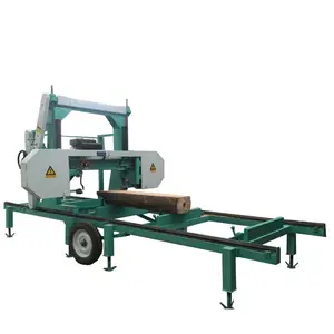 portable band saw machine sawmill MJ1300 with diesel model