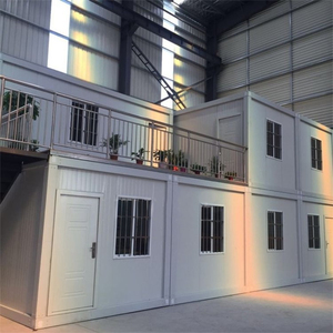 Casa prefabricada Modular de acero personalizado, puerta corredera de seguridad, Panel sándwich de lana Eps/<span class=keywords><strong>rcok</strong></span> CN;HEN TG, fabricante de China, Polonia - Product Image 5