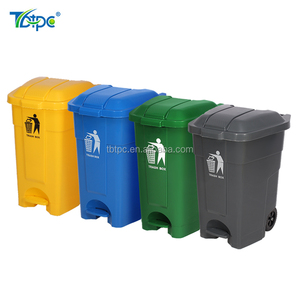 Étape 13 Gallons <span class=keywords><strong>Poubelle</strong></span> recyclage poubelles à pédale avec <span class=keywords><strong>roue</strong></span> - Product Image 5