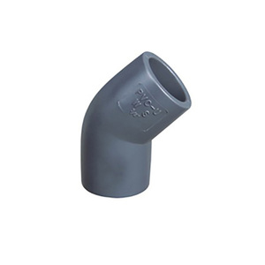 Raccord de tuyau en <span class=keywords><strong>PVC</strong></span>-U Schedule <span class=keywords><strong>80</strong></span> SCH80 de 40 mm 75 mm 4 pouces, coude en <span class=keywords><strong>PVC</strong></span>-U à 45 degrés - Product Image 1