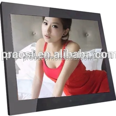 15 inch electronic picture frame sexy girl playing devices bulk gif digital photo frame/lcd advertising display