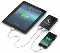 Batterie Li-Polymère Haute Qualité Power Bank Mobile 4000mAh 5000mAh Support Charge Rapide Ultra Mince 2 Ports