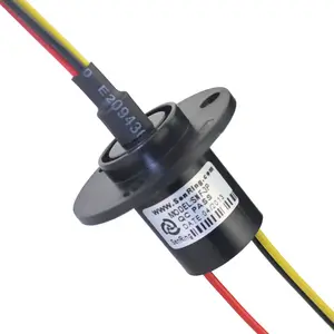 Generador de energía eólica de baja corriente, 5A, 6 cables OD, 22mm, anillo deslizante para turbina eólica