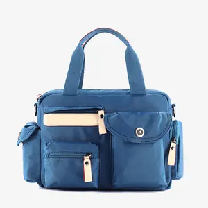 Bolsos plegables de nailon para mujer, populares, de estilo japonés, de diseño barato