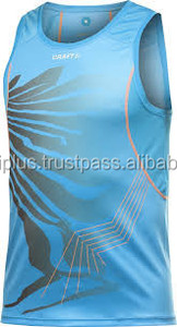 Dry fit men sublimation design singlet tank top for men - Product Image 3