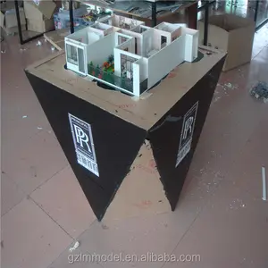 घर इंटीरियर लघु वास्तु मॉडल लेआउट प्रदर्शन