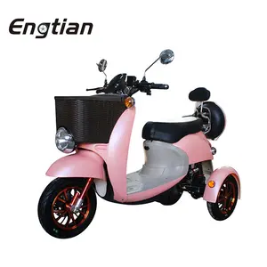 Trike Người Lớn Giá Tốt Nhất Với Ghế Hành Khách/Điện Ba Bánh Đạp Hỗ Trợ Để Bán Pin Lithium Tùy Chọn