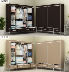 Tessuto Armadio I Vestiti Armadio con 4 cassetti - Product Image 4