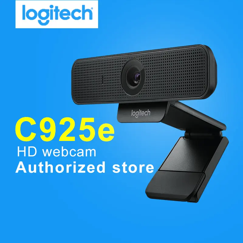 100% Originele Groothandel Prijs In Voorraad Logitech C925e Webcam Met Hd Video En Ingebouwde Stereo Microfoons-Zwart