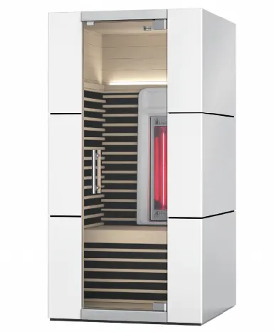 Veegee One Person Benutzer definierte Infrarot Sauna Kuppel Luxus Indoor Sauna Raum Hammam Fern infrarot Kabine Holz Sauna