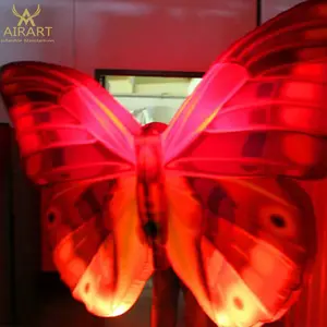 advertising inflatable Customized Butterfly Wing costume Inflatable with Light