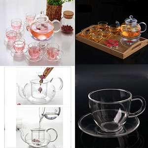 27 OZ vidrio de Infusor de té <span class=keywords><strong>tetera</strong></span> con un calentador y <span class=keywords><strong>taza</strong></span> de vidrio conjuntos - Product Image 4