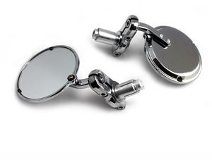 <span class=keywords><strong>Rétroviseur</strong></span> en carbone noir chromé avec vis d'installation de 8mm 10mm adaptées à n'importe quelle marque Moto Cruiser Scooter - Product Image 4