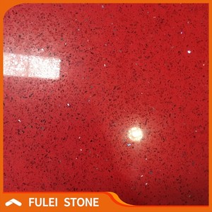 Composite gros rouge étincelle pierre de quartz comptoir prix inde - Product Image 3