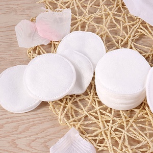 Vente en gros OEM/ODM 100 pièces/paquet de tampons de coton doux pour le nettoyage et le démaquillage du visage des femmes - Product Image 1