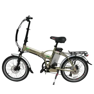20 polegadas display LED 36v traseira 250w drive pantera chinês barato bicicleta elétrica dobrável