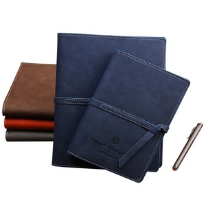 Di lusso <span class=keywords><strong>A5</strong></span> linea Journal in pelle PU Notebook con bottone piccolo filo per cucire rilegatura rivestimento in tessuto - Product Image 2