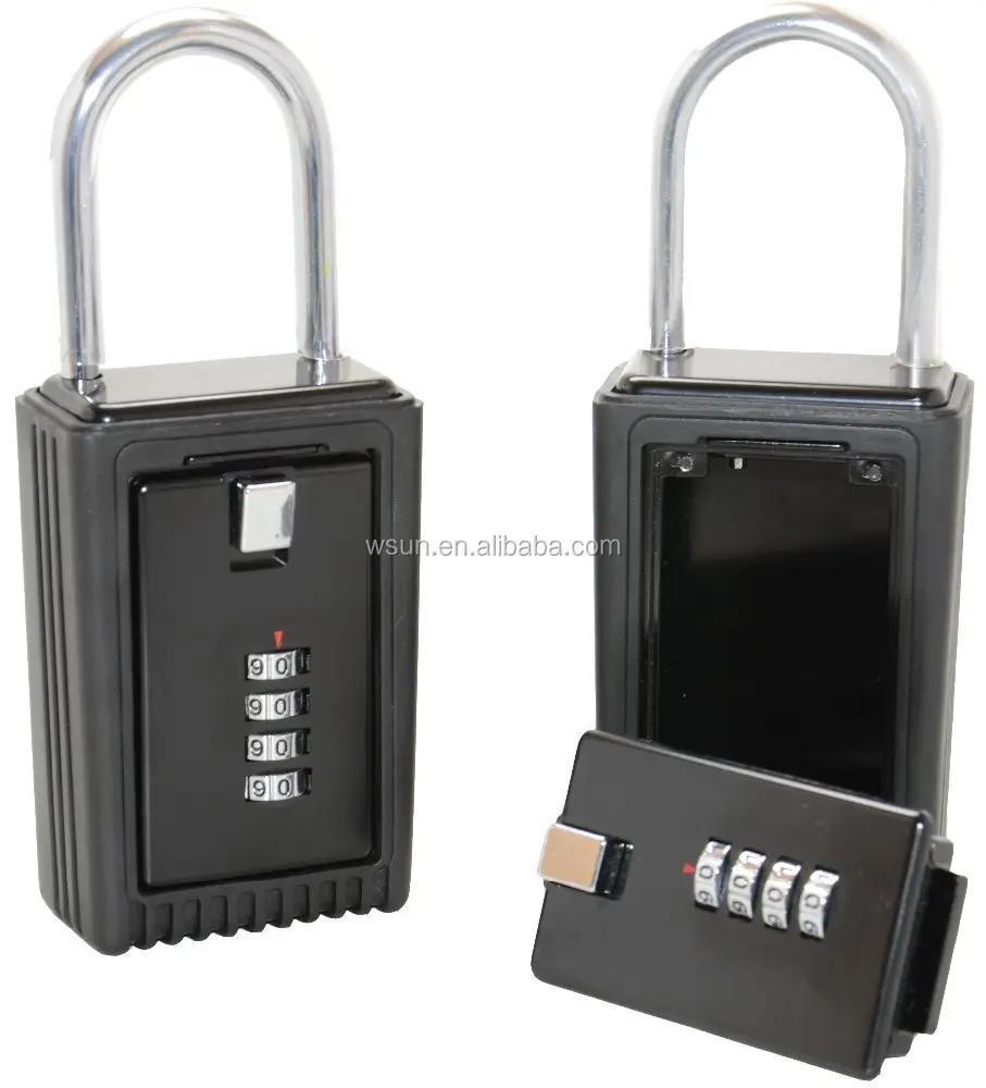 Drop Safe Zinc Alloy 4 Combination Wheel 10 Digit Per Wheel Digital Combination Safe Lock With Keys Safe Lock