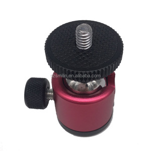 Support de caméra en alliage d'aluminium coloré 14 20 vis, équipement photographique, mini trépied, tête de rotule - Product Image 4