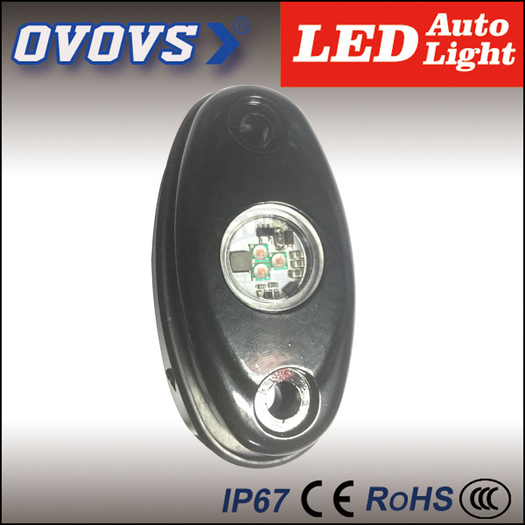Roca OVOVS Impermeable Mini 2 ''9 W LED Luz auto Led Bajo Luces Del Coche para el Carro Auto J-EEP Off carretera 4x4