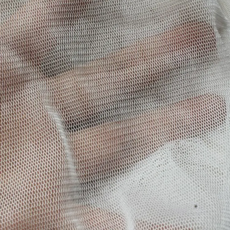 Natural White 100%Silk Tulle Fabric Fishing Silk Net Fabric for Dress
