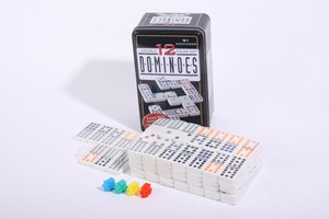 <span class=keywords><strong>Casa</strong></span> juego de alta calidad acrílico dominó en caja de lata - Product Image 4