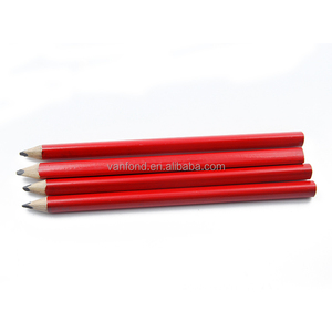 Tukang Kayu Pensil Grosir Promosi Segitiga Berbentuk Jumbo Kayu HB Pensil Standar Hitam Longgar