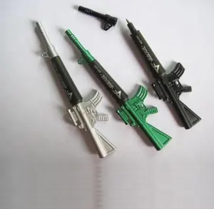 מותאם אישית אקדח צורת כדור עט חדש פלסטיק אקדח כדור עט