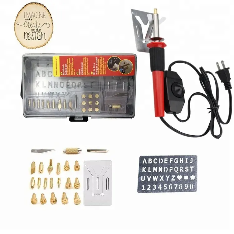 wholesale diy wood burning tool kit Temperature Control wood burn soldering and engraving kit