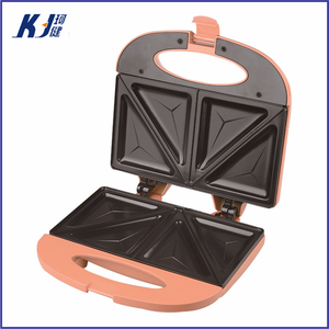 Machine à sandwich rose pour le petit-déjeuner, machine à sandwich double, appareils électroménagers - Product Image 4